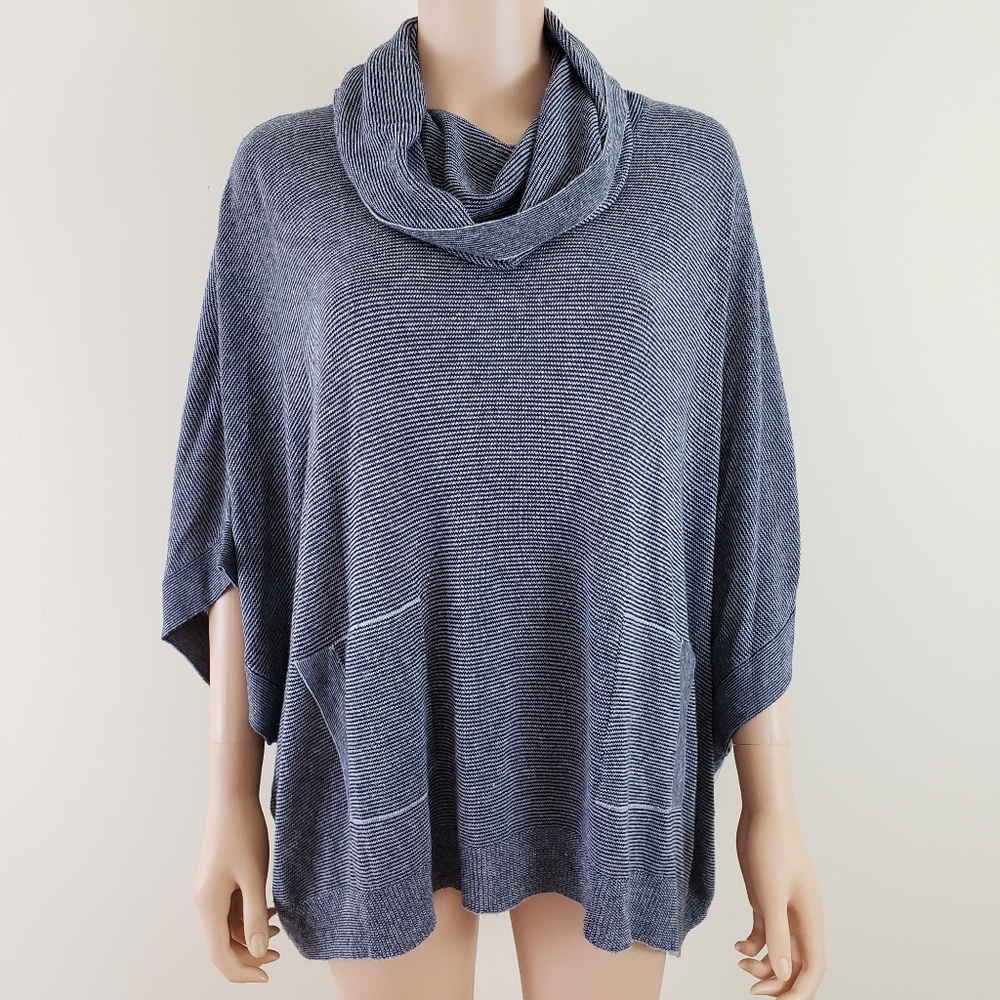 Theory Batwing Dolman Hoodie Cowl Neck Top S Flowy Goth - Picture 2 of 5